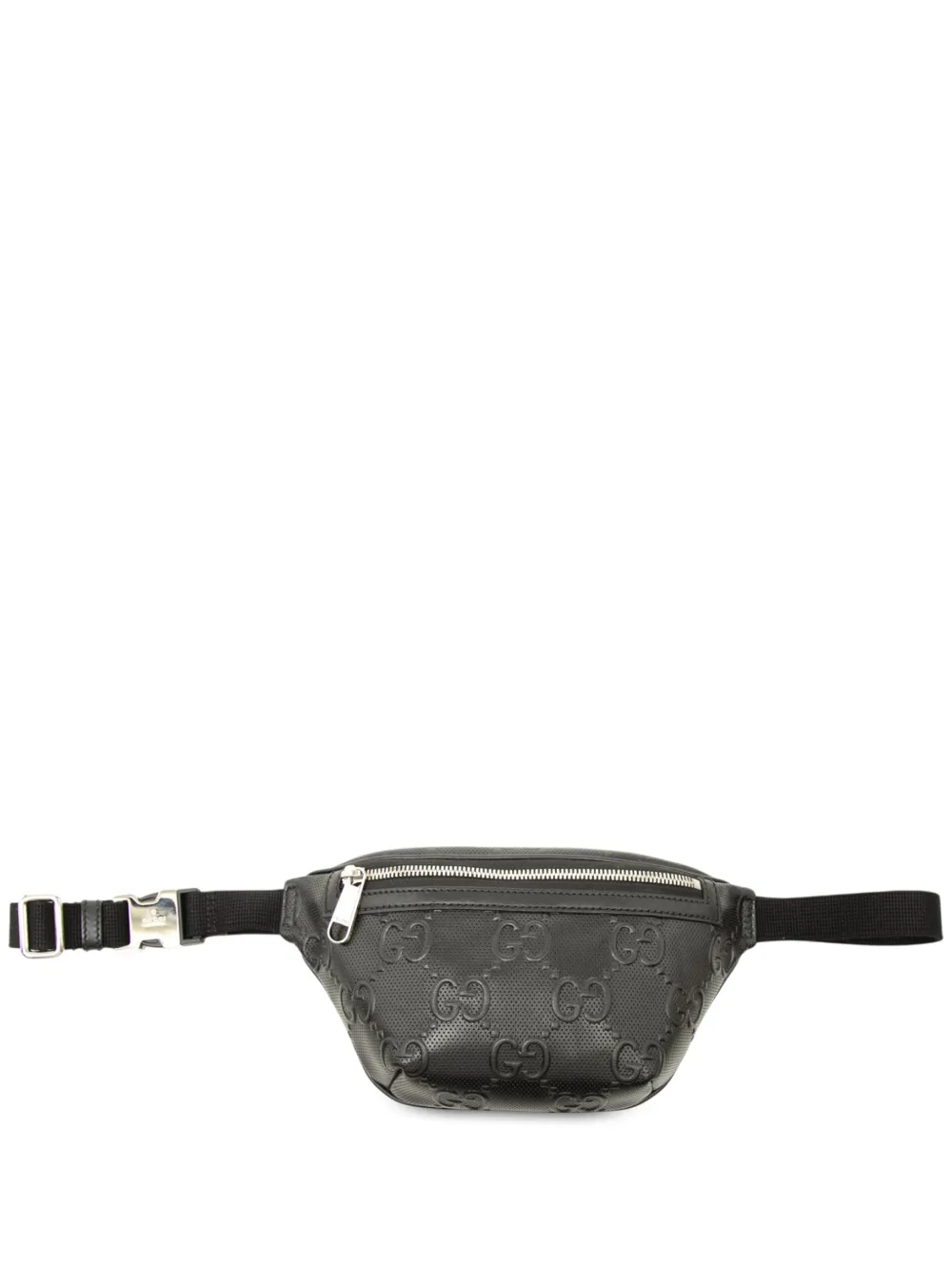 Gucci Pre-Owned 2016-2026 GG Embossed Perforated Leather belt bag - Schwarz