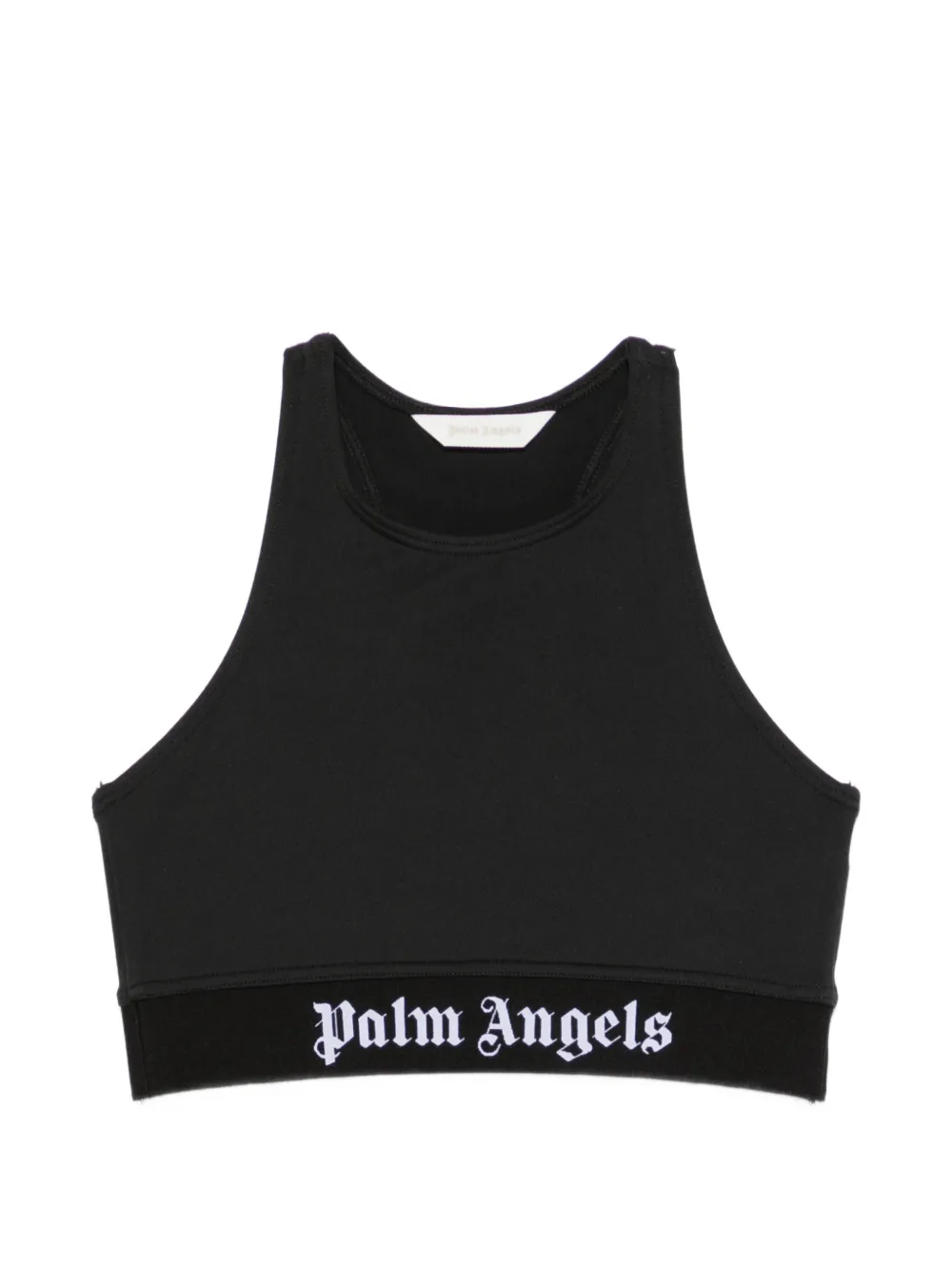 Palm Angels logo-underband racerback sports top - Schwarz
