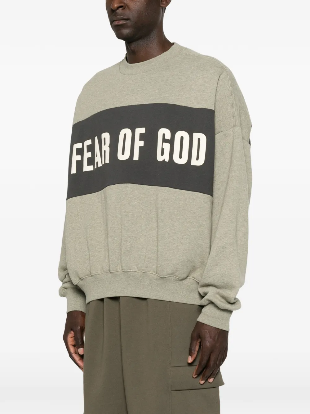 Essentials Patterned Long-sleeved Sweatshirt In Multi