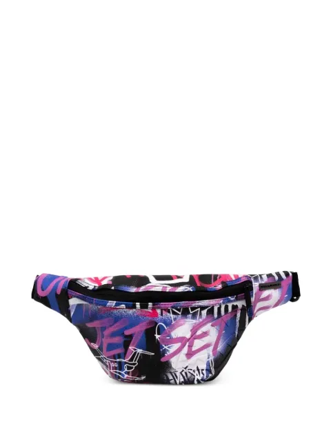 Sprayground graffiti-print belt bag