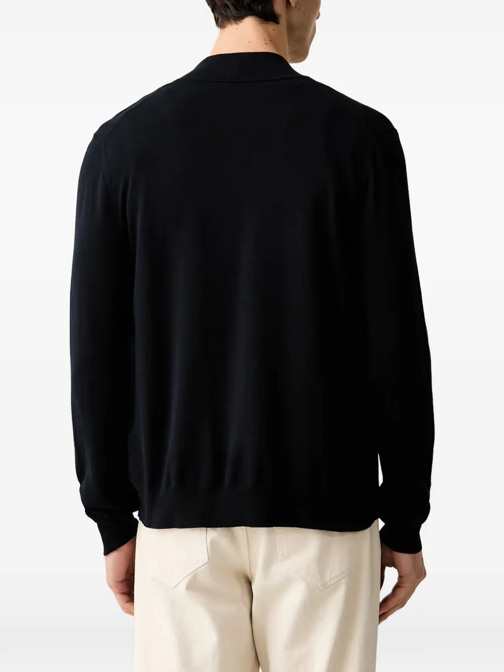 Trussardi Sweater met geborduurd logo Zwart