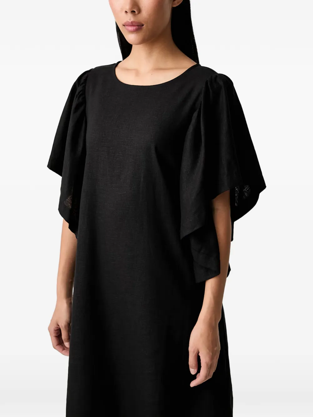 VICOLO Mini-jurk met ruches Zwart