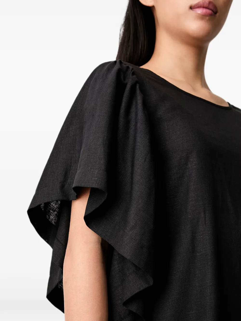 VICOLO Mini-jurk met ruches Zwart