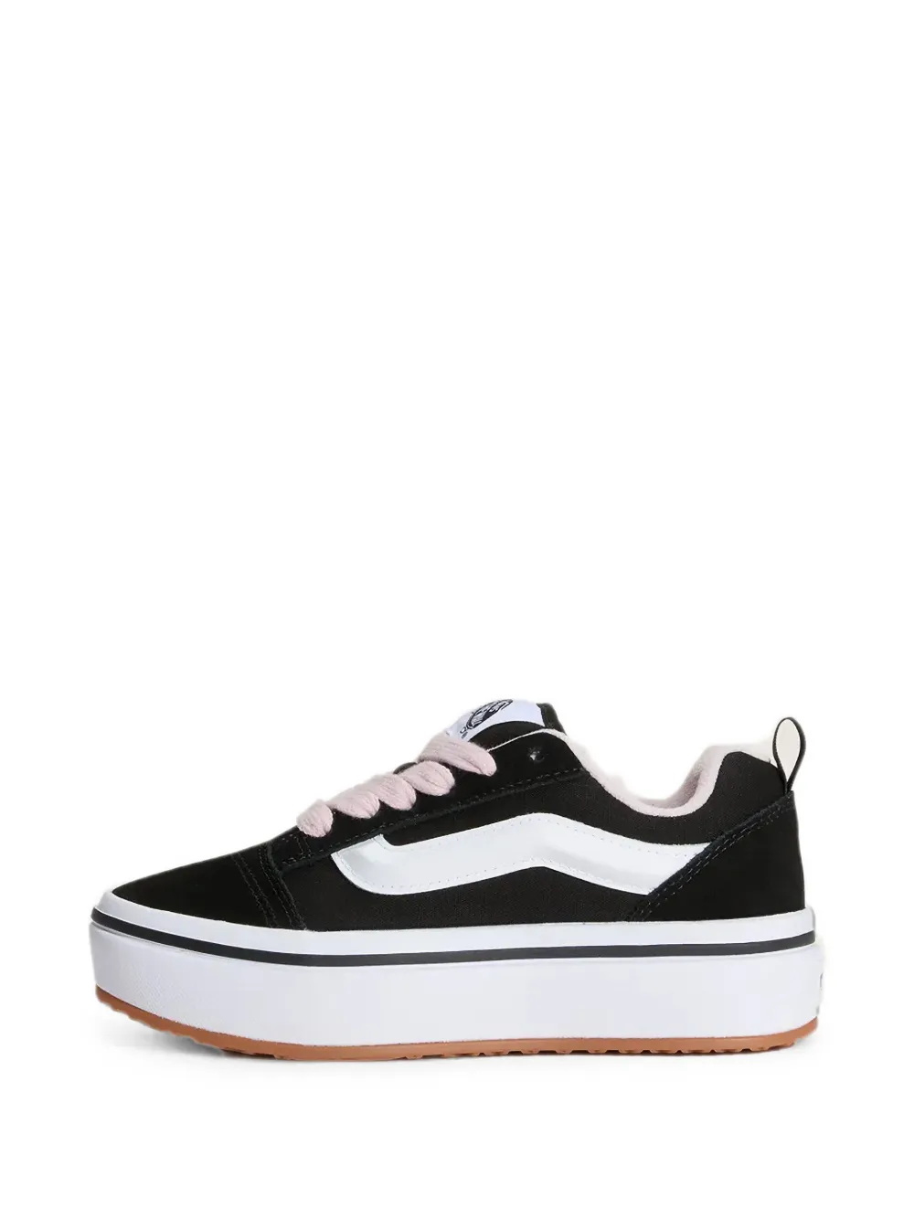 Vans Kids logo-patch platform sneakers - Nero