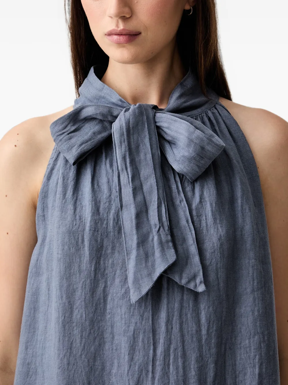 VICOLO Halterjurk met strikdetail Blauw
