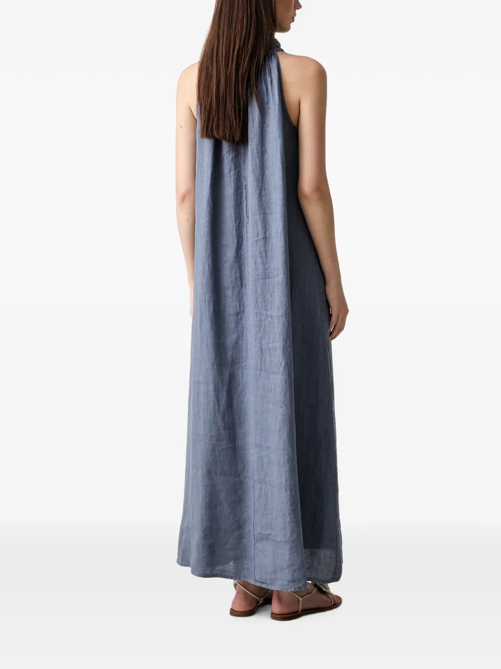 VICOLO Halterjurk met strikdetail Blauw
