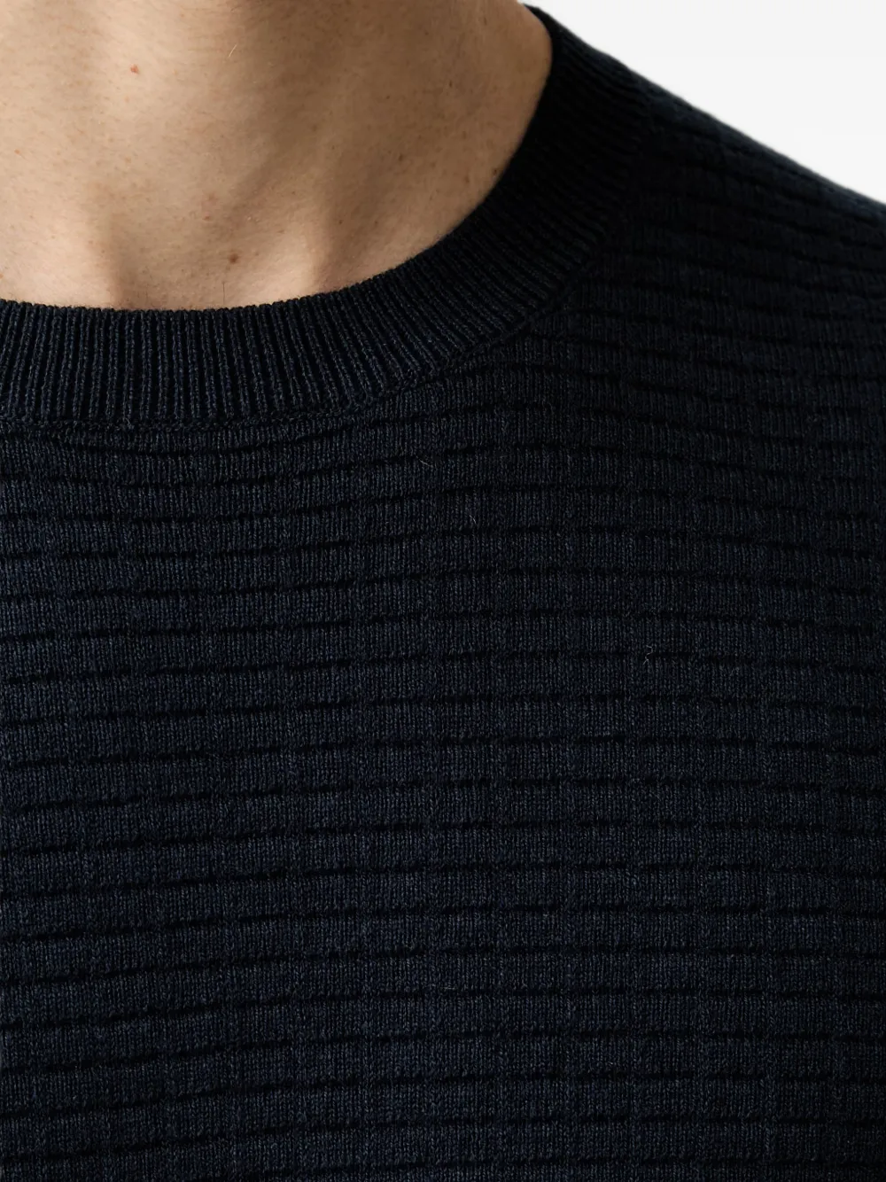 Trussardi Trui met ronde hals Blauw