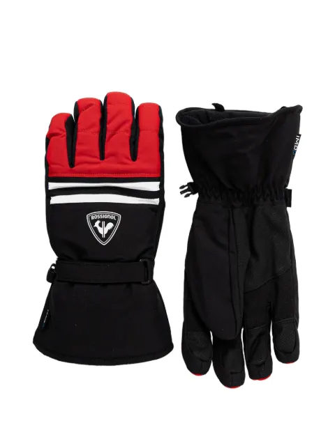 Rossignol logo-patch ski gloves