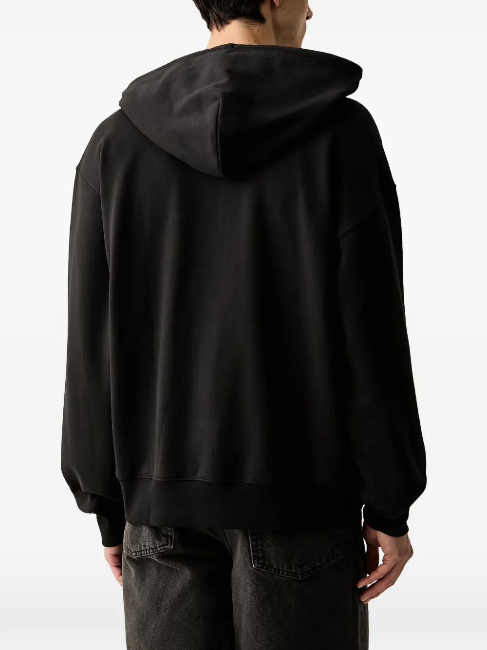 Vans Hoodie met logoprint en rits Zwart