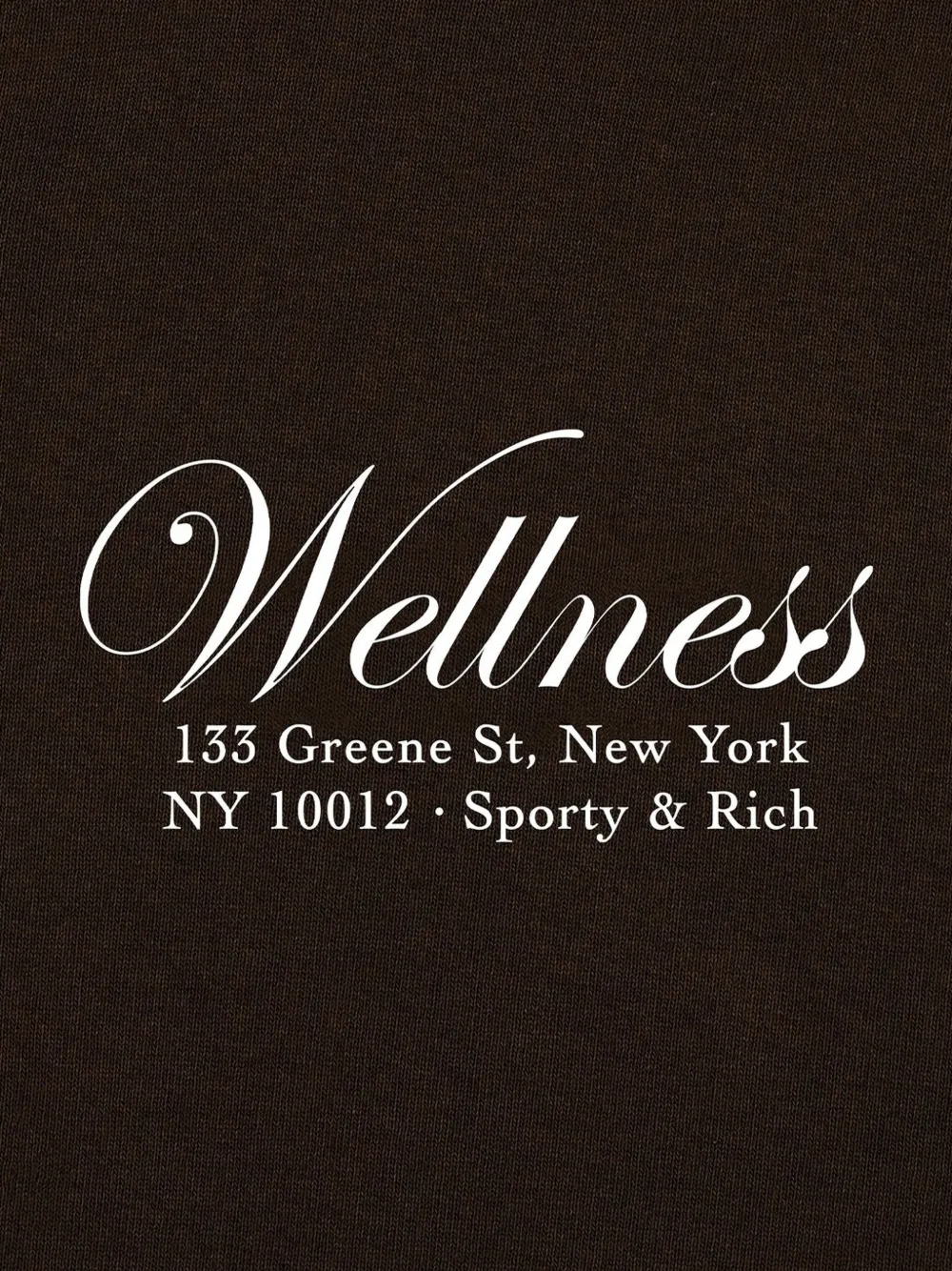 Sporty & Rich Soho T-shirt Bruin