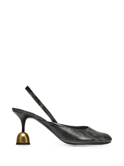 Vanda Novak Peggy leopard-print slingback pumps