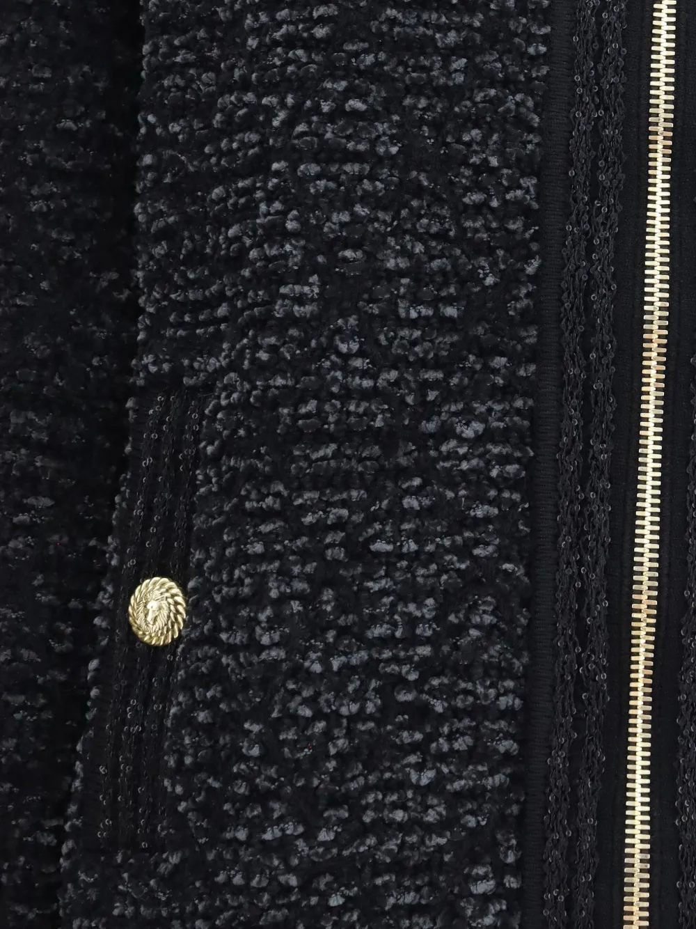 Balmain Jack met bloemenprint Zwart