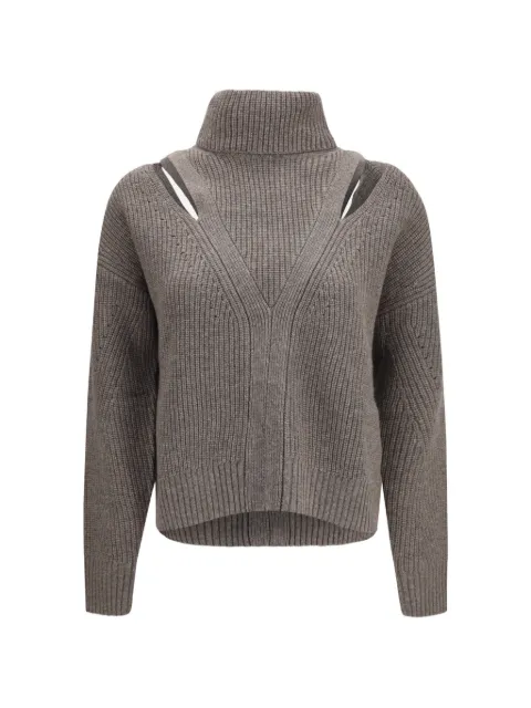 P.A.R.O.S.H. jersey con perforaciones y cuello alto