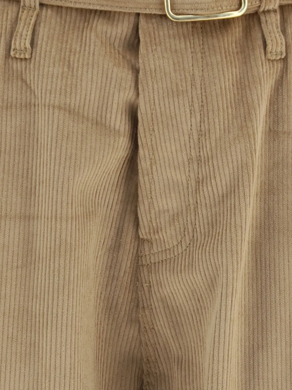 DARKPARK Korea Pier straight broek met ceintuur Beige