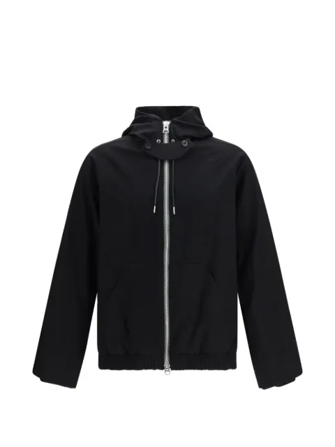sacai long-sleeve zip-up hoodie