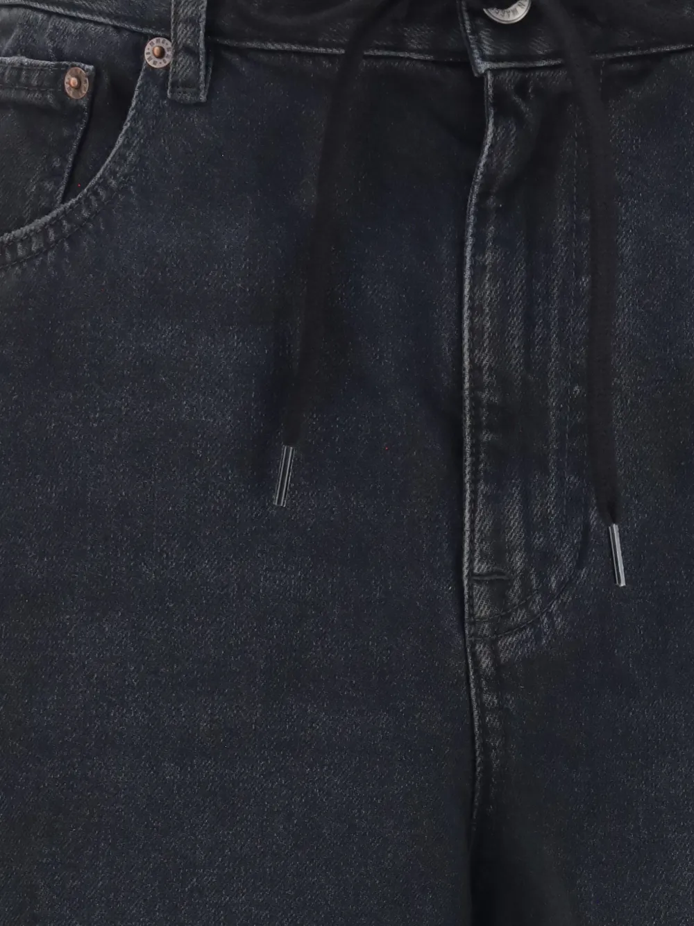 MM6 Maison Margiela Jeans met trekkoord Zwart