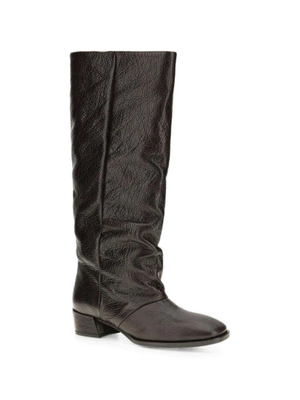 P.A.R.O.S.H. grained-leather knee-high boots Bruin