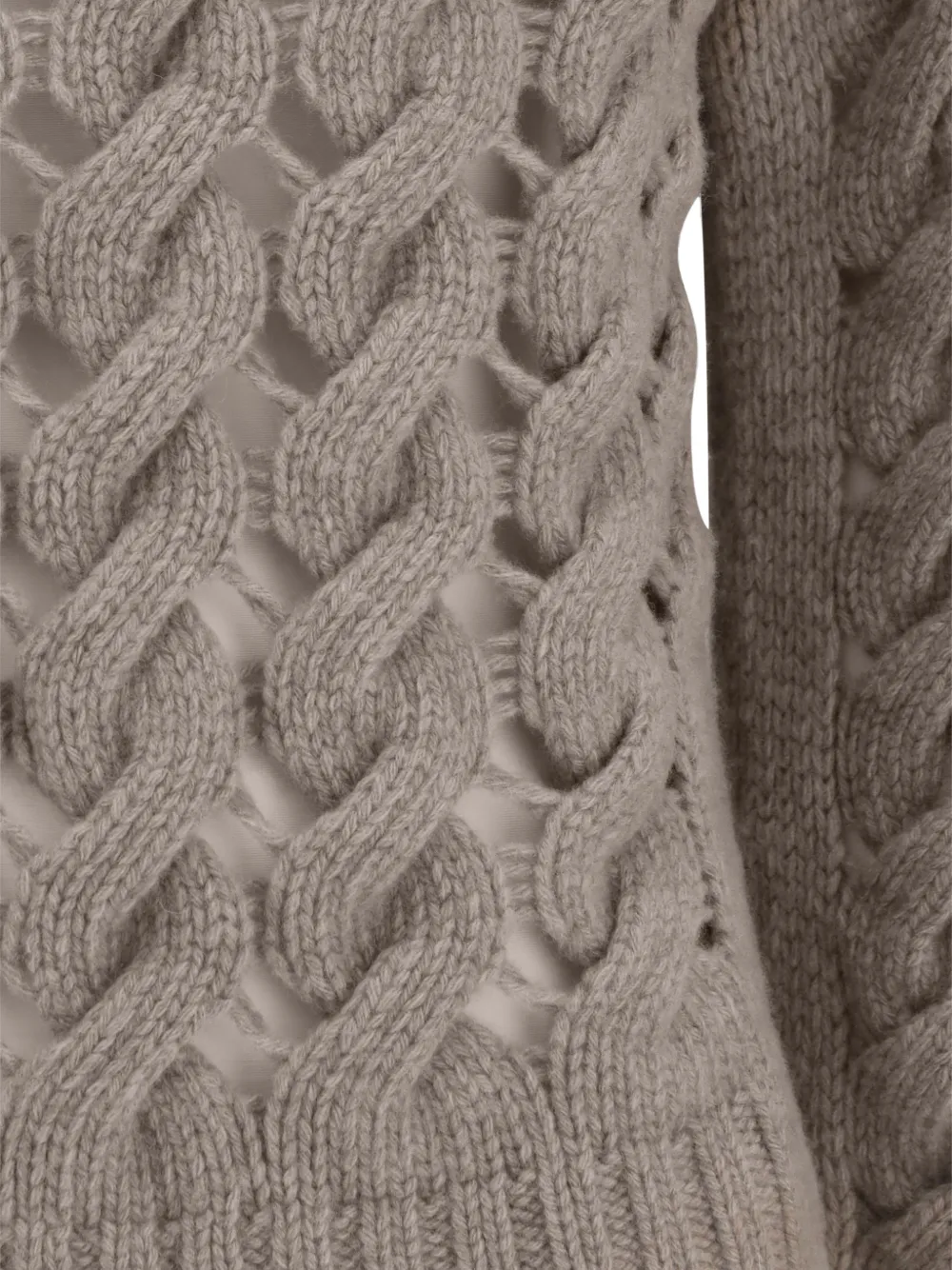 P.A.R.O.S.H. Coltrui met geperforeerde details Beige