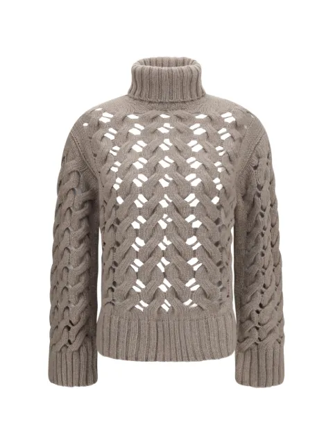 P.A.R.O.S.H. perforated turtleneck sweater