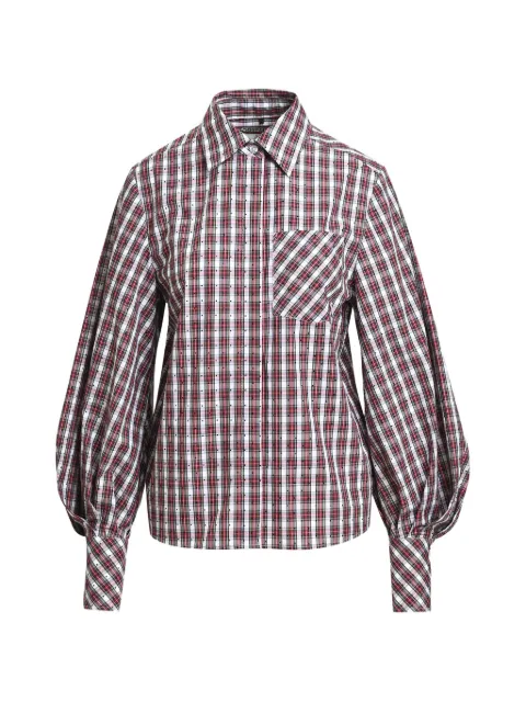 Essentiel Antwerp Kalmia rhinestone-embellished checked shirt
