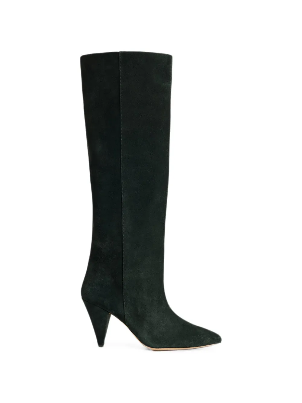 Essentiel Antwerp pointed-toe slouched knee-high boots Groen