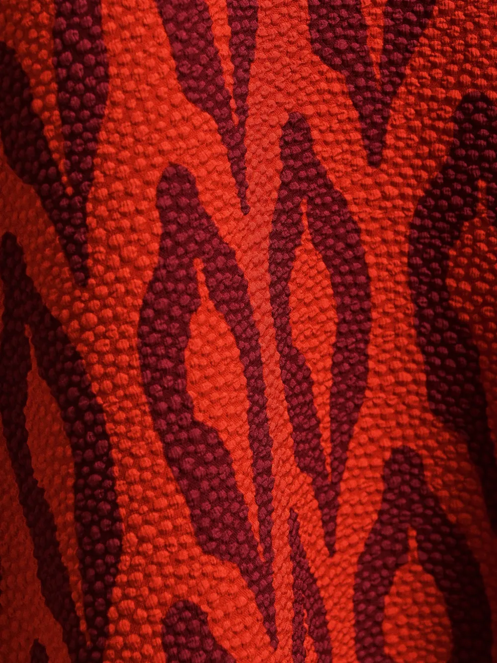 Essentiel Antwerp Klumsy midi-jurk met grafische print Oranje