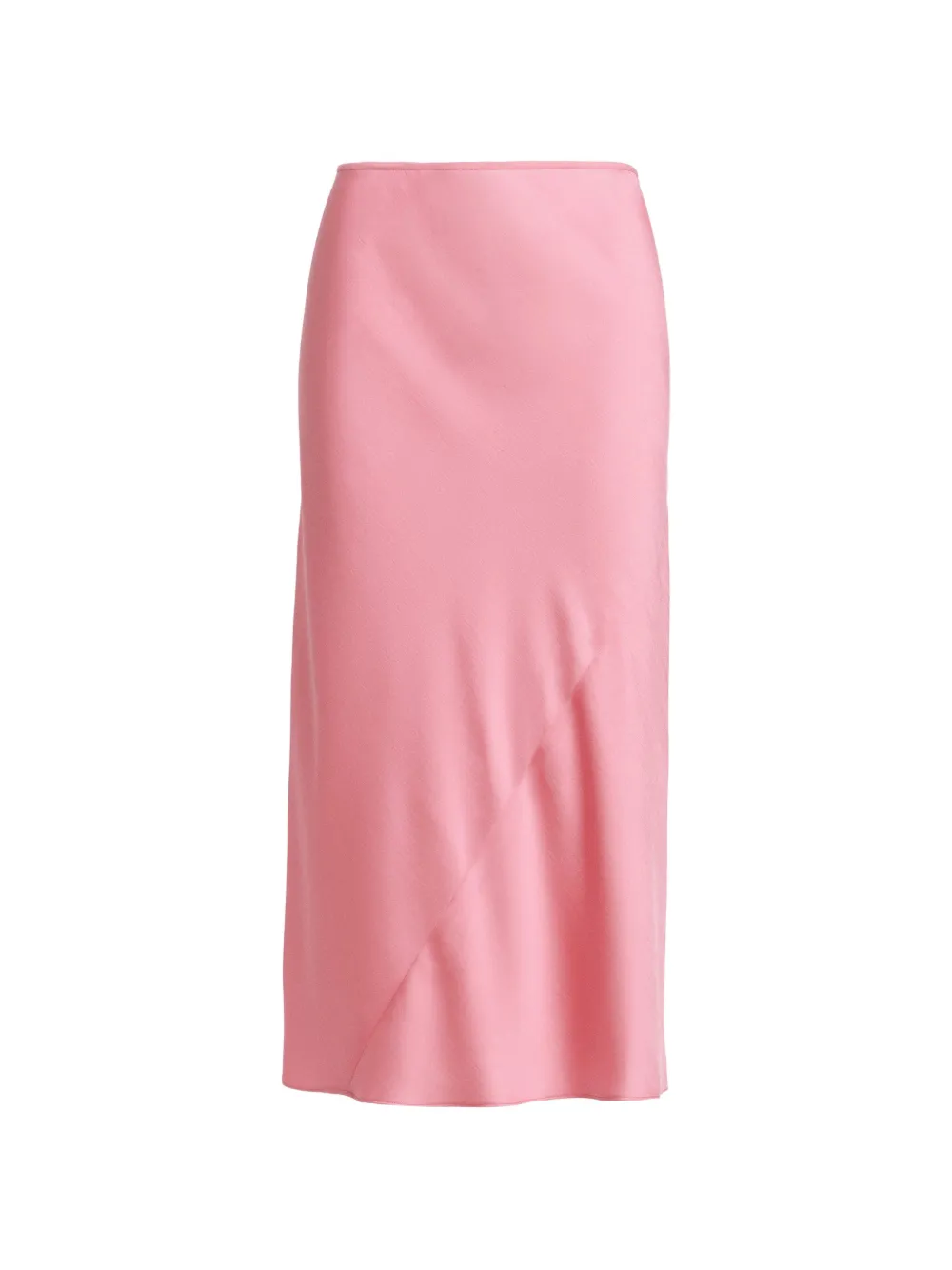 Essentiel Antwerp Krump diagonal-seam midi skirt - Rosa