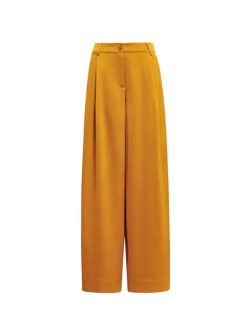 Essentiel Antwerp Katerina Satinhose mit Falten - Gelb