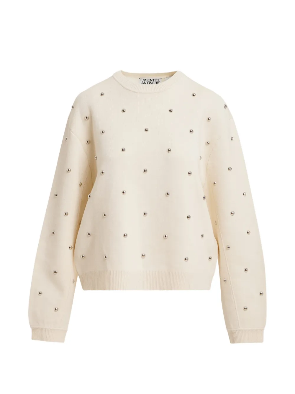 Essentiel Antwerp Klou Pullover mit Nieten - Nude
