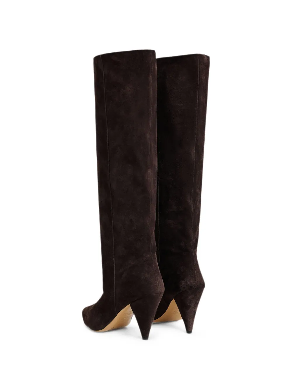 Essentiel Antwerp pointed-toe slouched knee-high boots Bruin