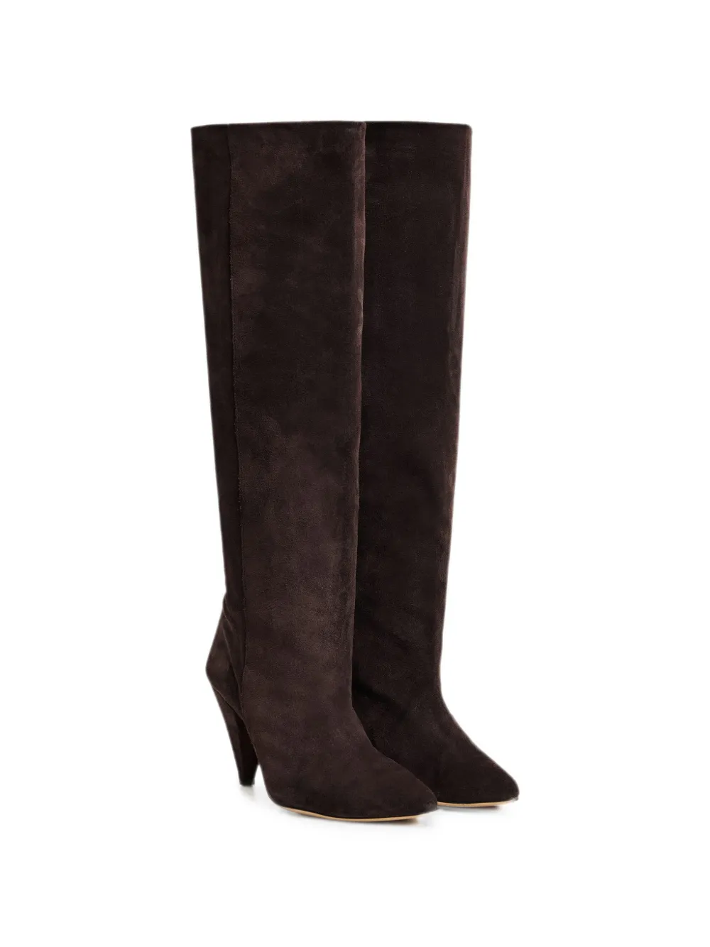 Essentiel Antwerp pointed-toe slouched knee-high boots Bruin