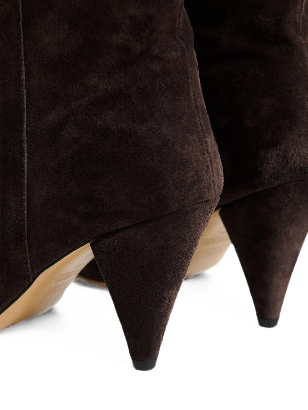 Essentiel Antwerp pointed-toe slouched knee-high boots Bruin