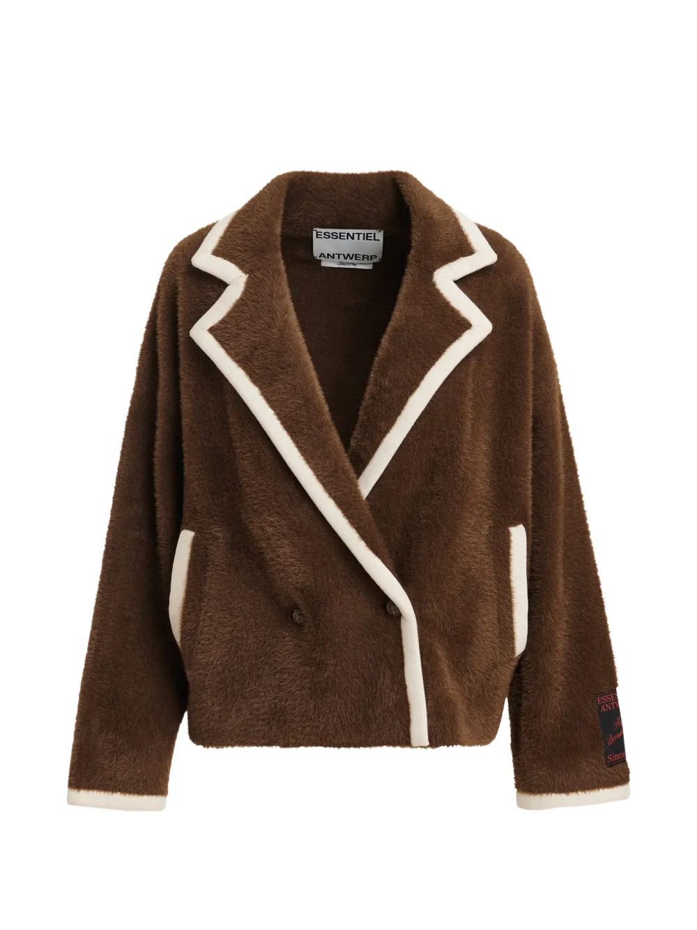 Essentiel Antwerp Doppelreihiger Cardigan - Braun