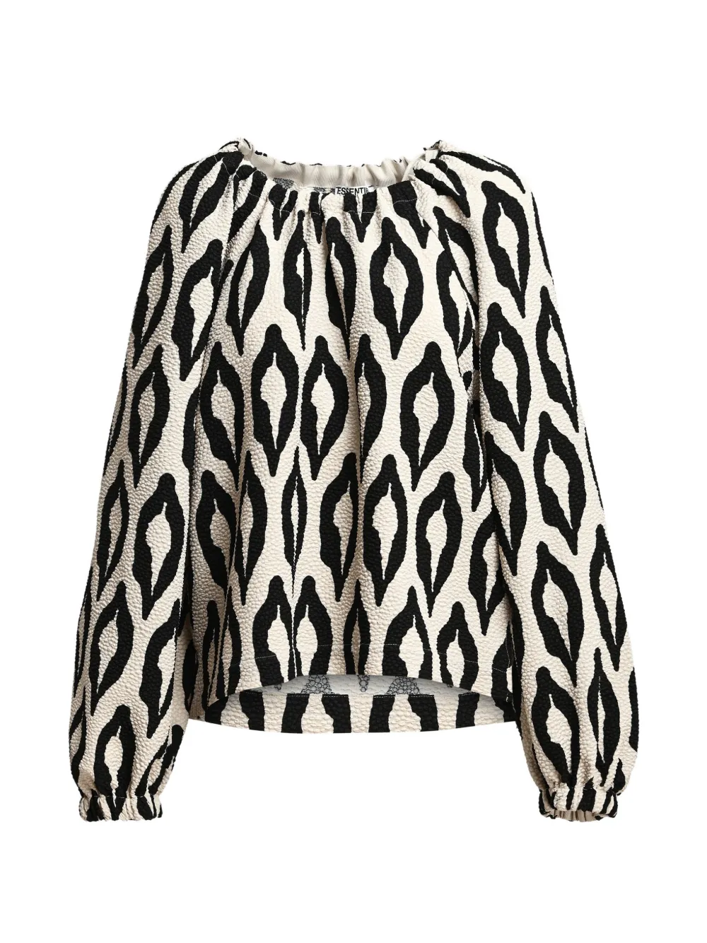 Essentiel Antwerp Kolorful off-the-shoulder blouse