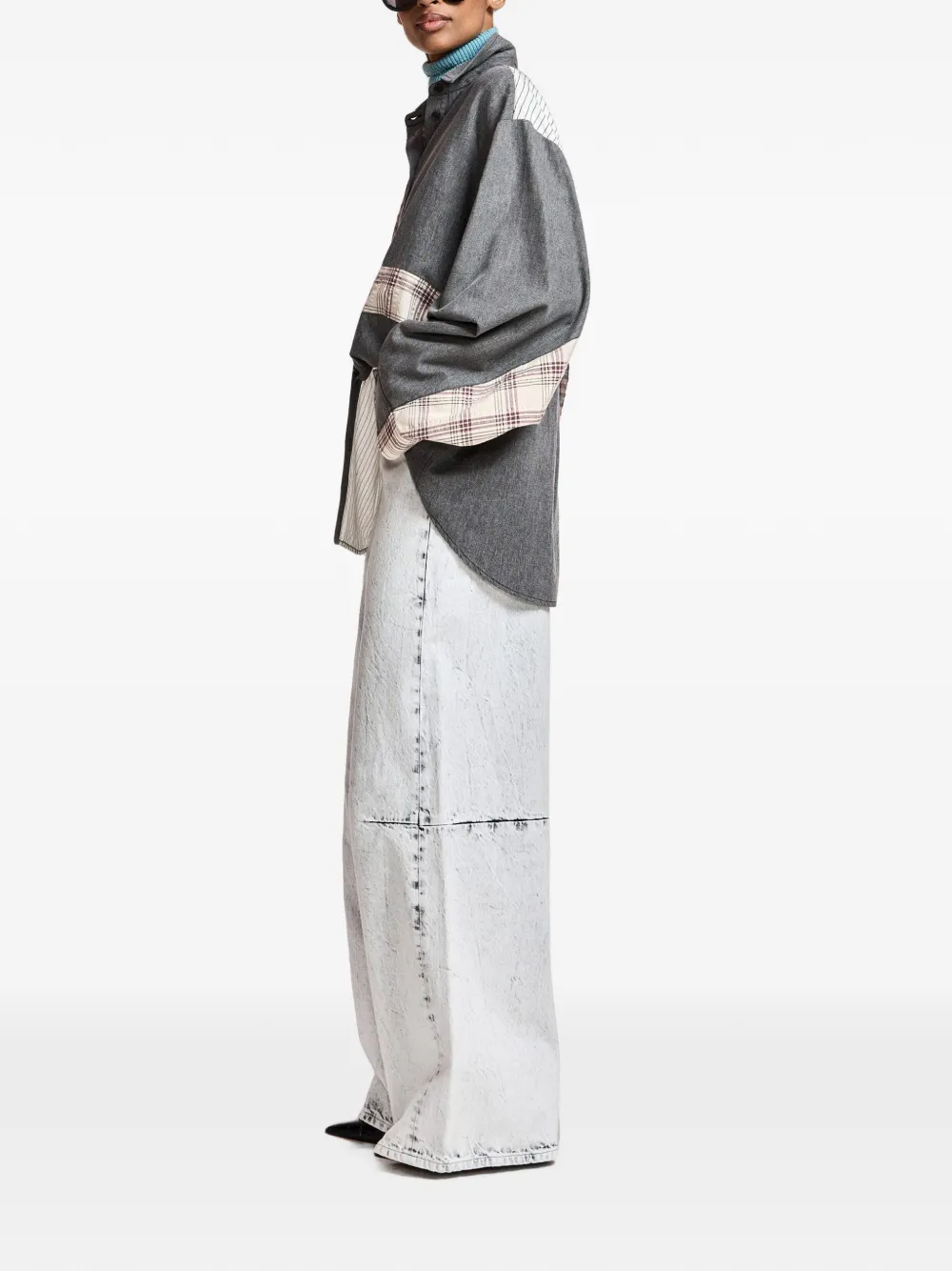 Essentiel Antwerp Kadi jeans met vuil-effect Grijs