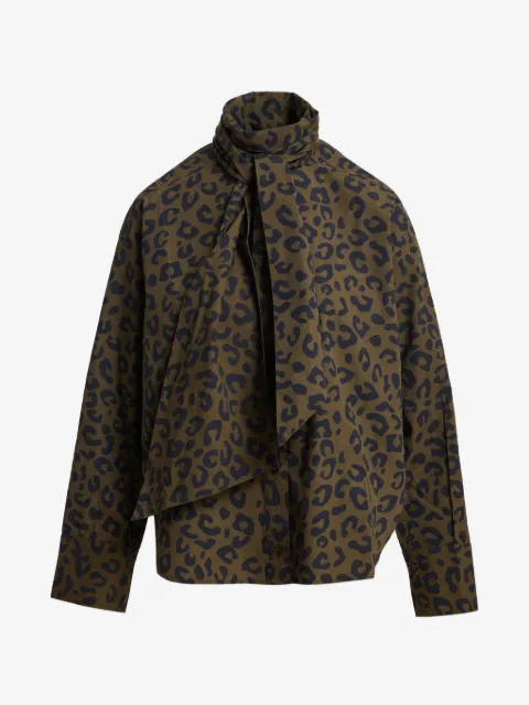 Essentiel Antwerp Khaleesi Hemd mit Leopardenprint