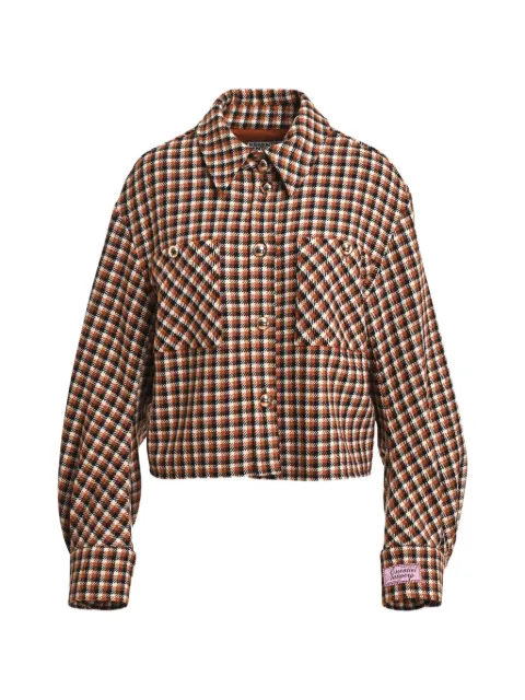 Essentiel Antwerp sobrecamisa oversize con motivo de cuadros