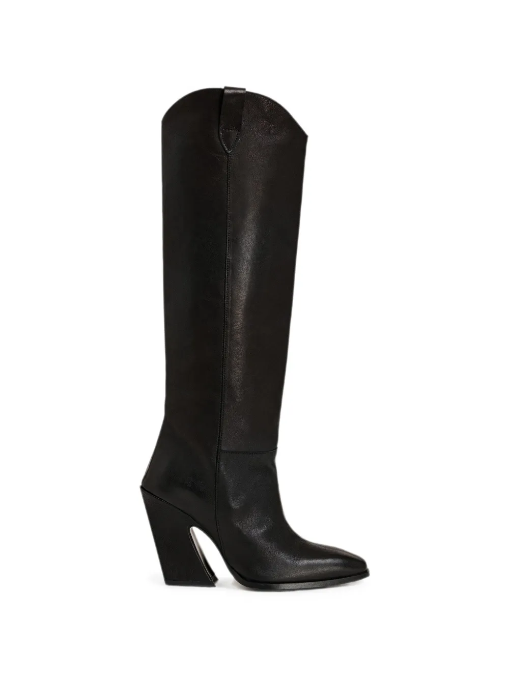 Essentiel Antwerp bottines d’inspiration western à talon sculptural - Noir Essentiel Antwerp bottines d’inspiration western à talon sculptural - Noir