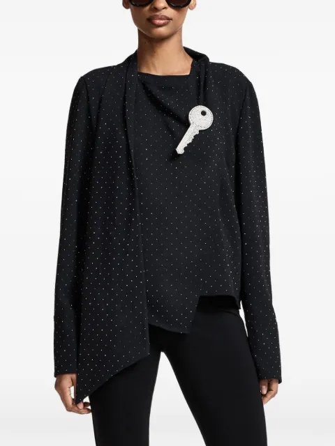 Essentiel Antwerp rhinestone-embellished asymmetric blouse