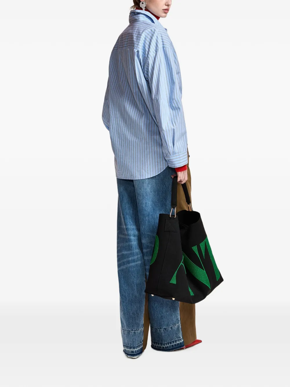 Essentiel Antwerp Kreative gestreepte blouse Blauw