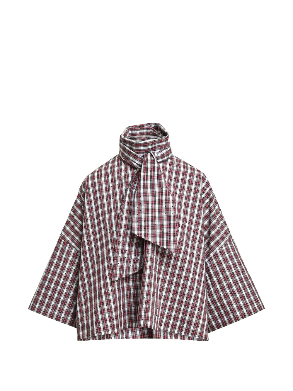 Essentiel Antwerp Blusa a quadri - Bianco