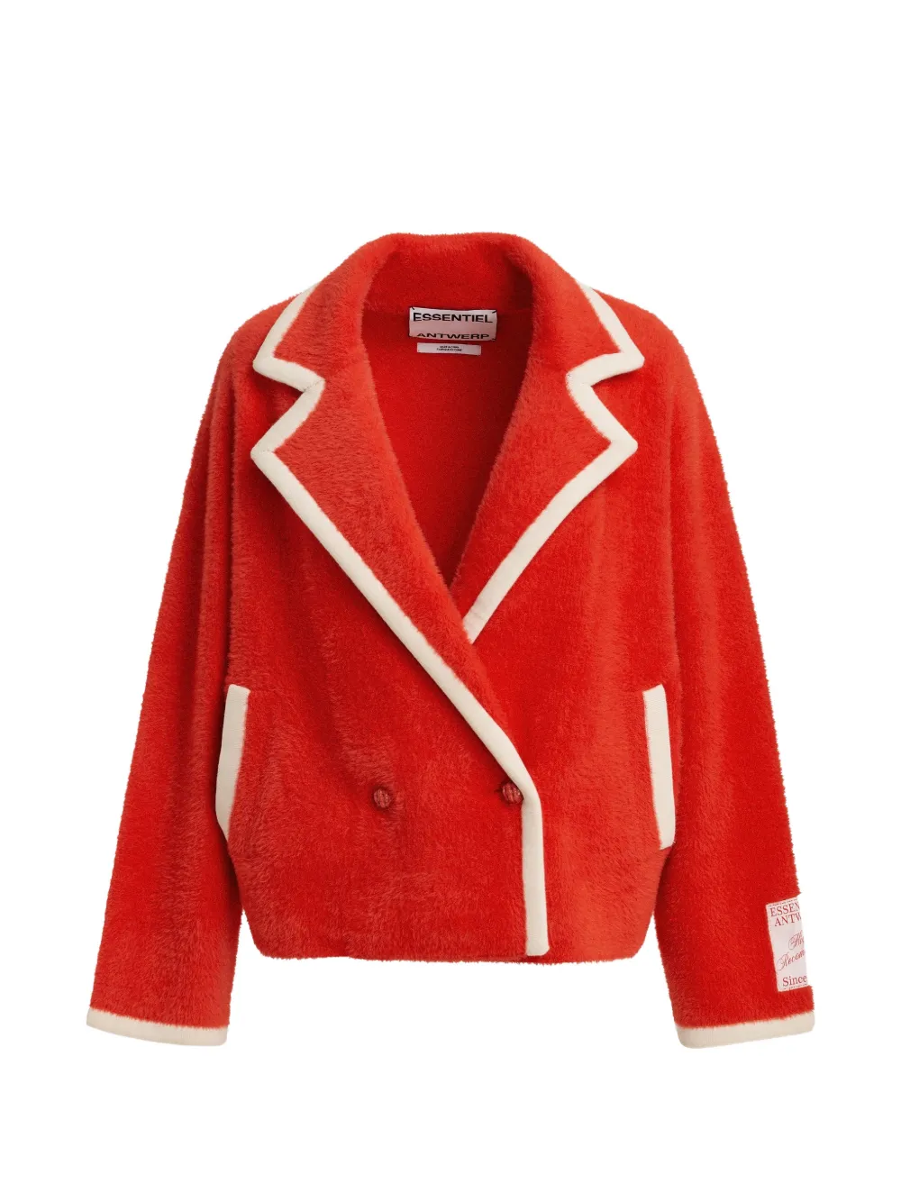 Essentiel Antwerp Doppelreihiger Cardigan - Rot