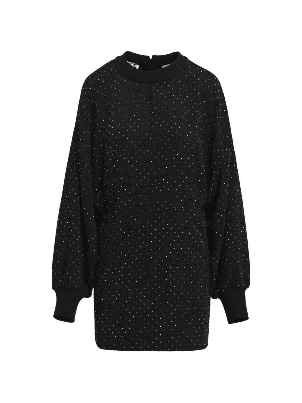 Essentiel Antwerp Kathleen rhinestone-embellished mini dress - Nero