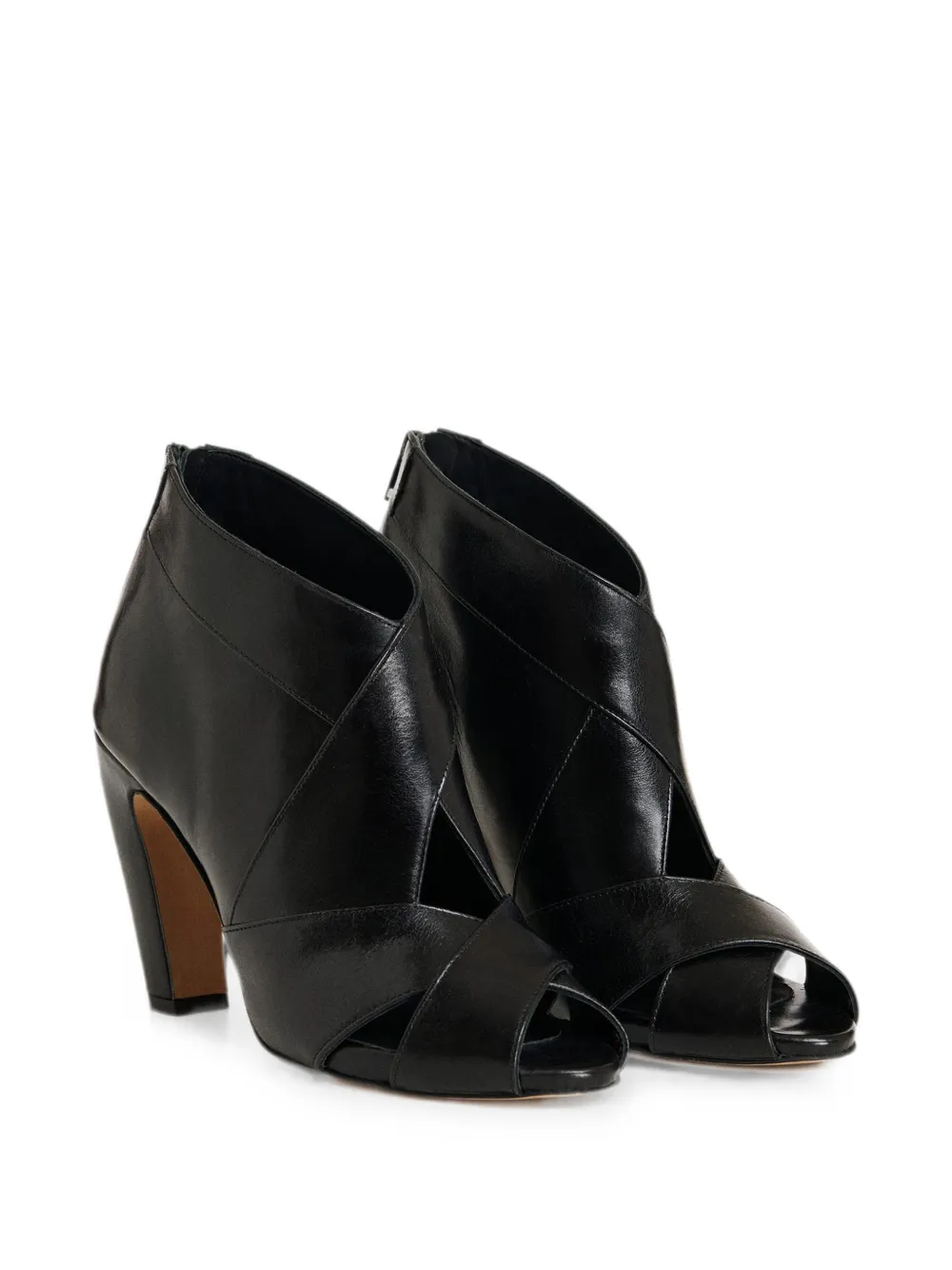 Essentiel Antwerp Keeptoe4 peep-toe sandals Zwart