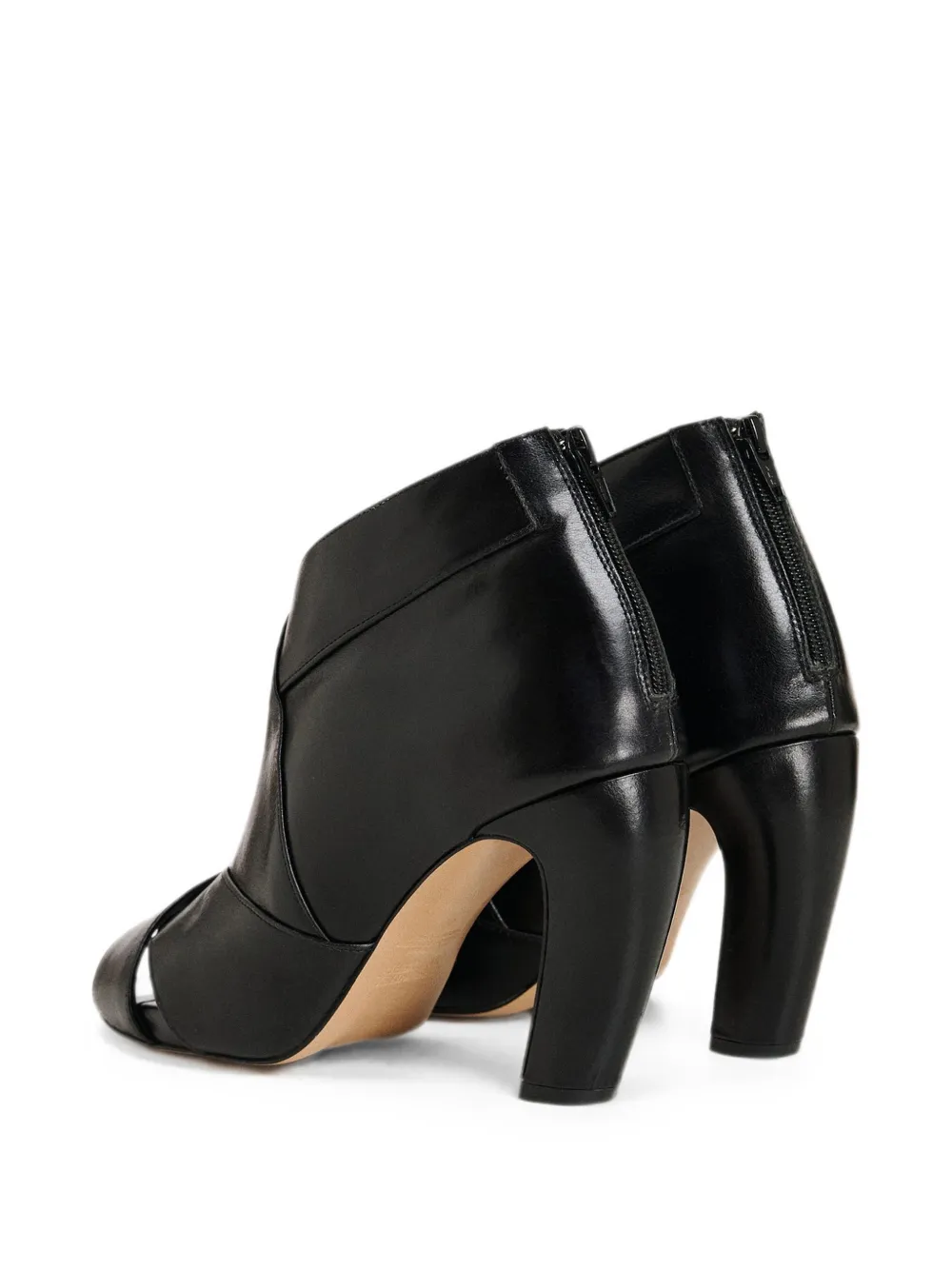 Essentiel Antwerp Keeptoe4 peep-toe sandals Zwart