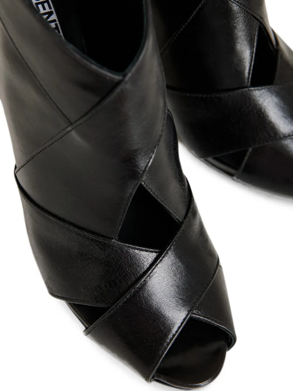Essentiel Antwerp Keeptoe4 peep-toe sandals Zwart