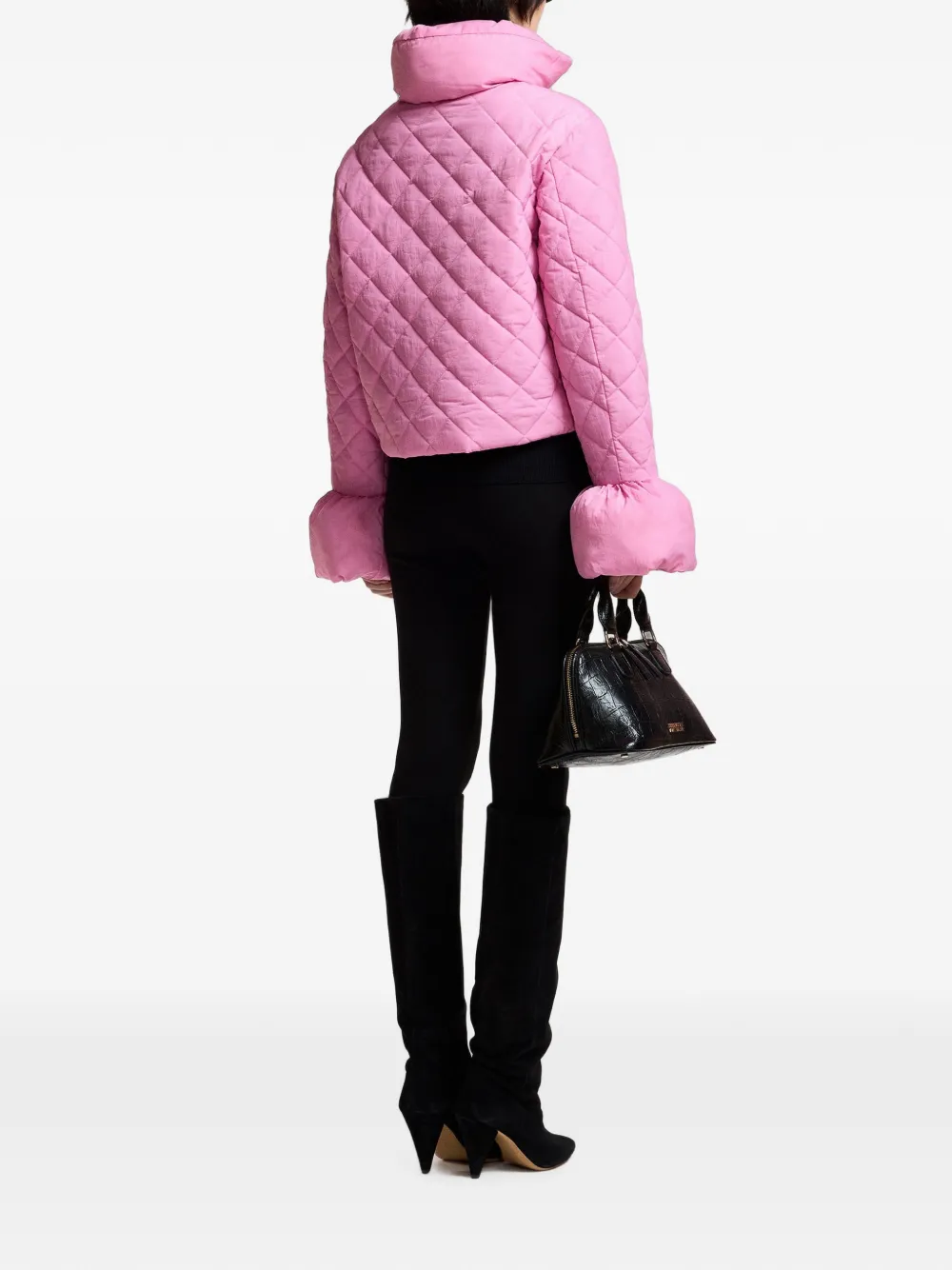 Essentiel Antwerp Gewatteerd jack Roze