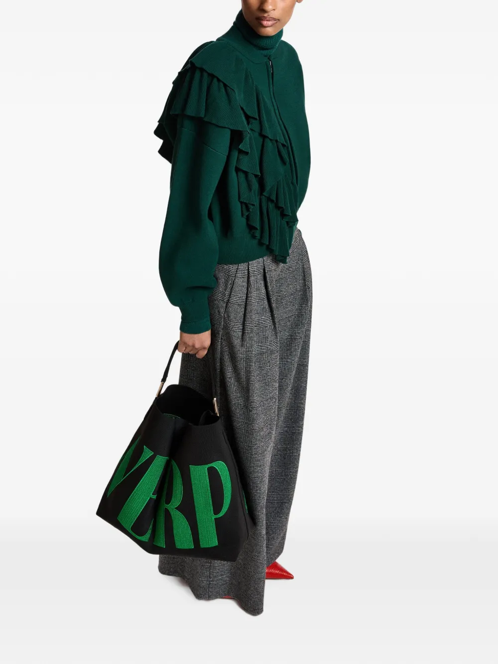 Essentiel Antwerp Kodi vest met rits Groen
