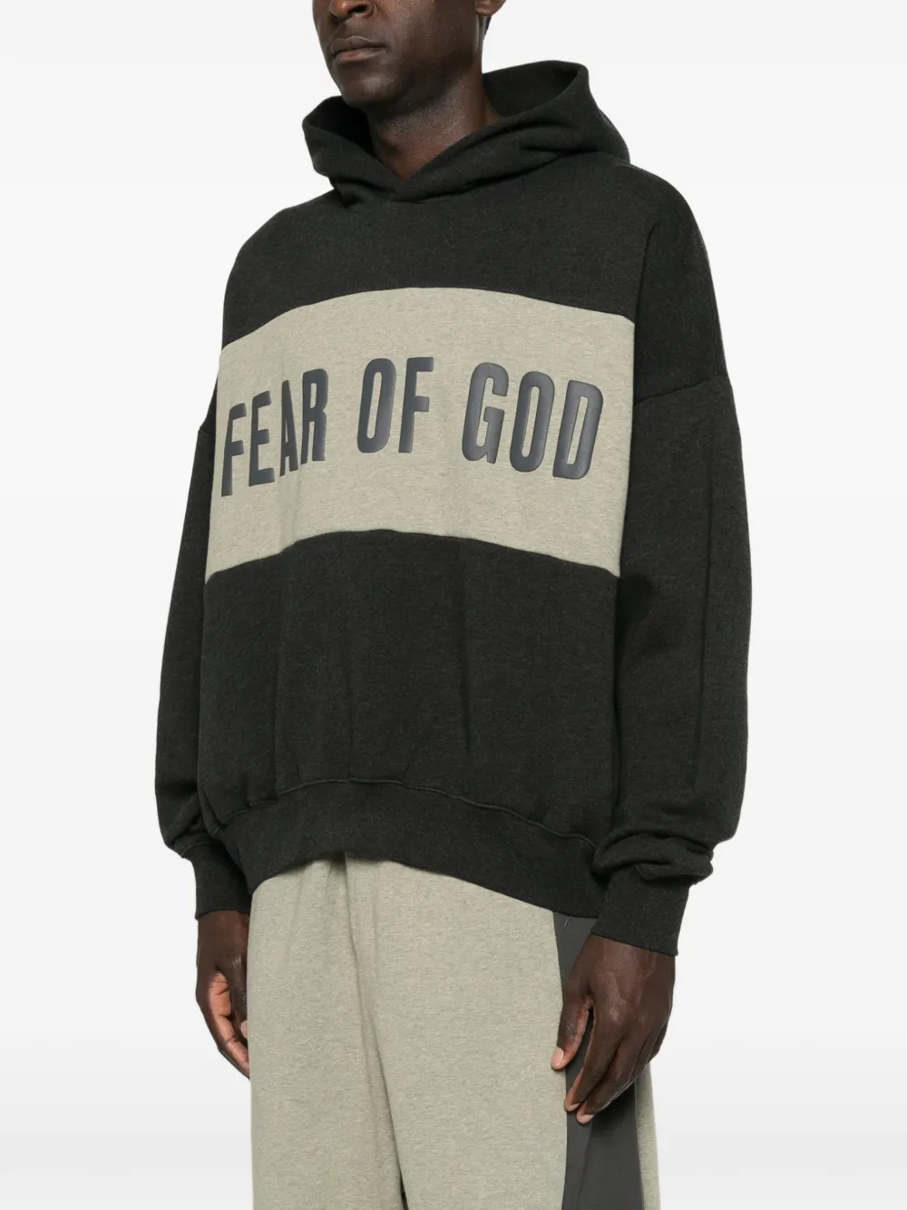 FEAR OF GOD ESSENTIALS Hoodie met logoprint Zwart