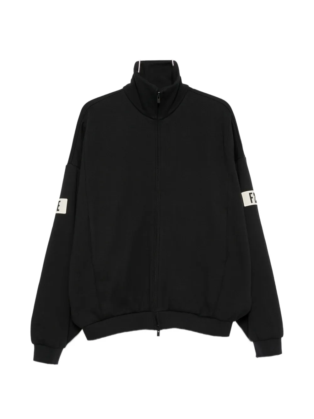 LOGO-PATCH ZIP-UP JACKET